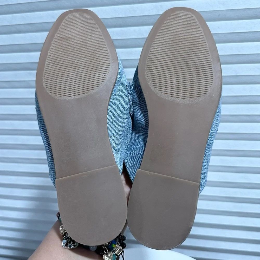 🌸STEVE MADDEN🌸 Cassady Loafer Mule Denim Size: 5M - Picture 10 of 10